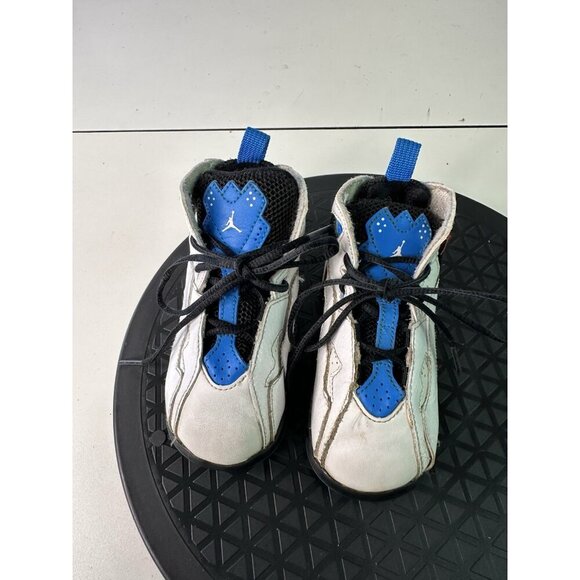 Nike Air Jordan True Flight White Blue Red Toddlers Shoes Size 7C  343797-164 - Picture 2 of 7